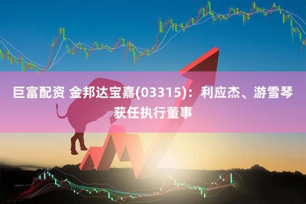 巨富配资 金邦达宝嘉(03315)：利应杰、游雪琴获任执行董事
