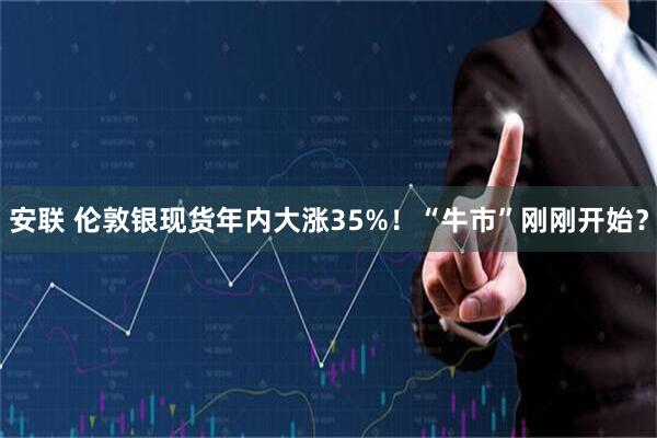 安联 伦敦银现货年内大涨35%！“牛市”刚刚开始？