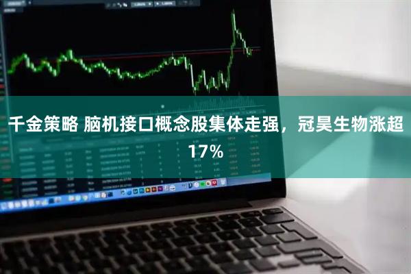 千金策略 脑机接口概念股集体走强，冠昊生物涨超17%